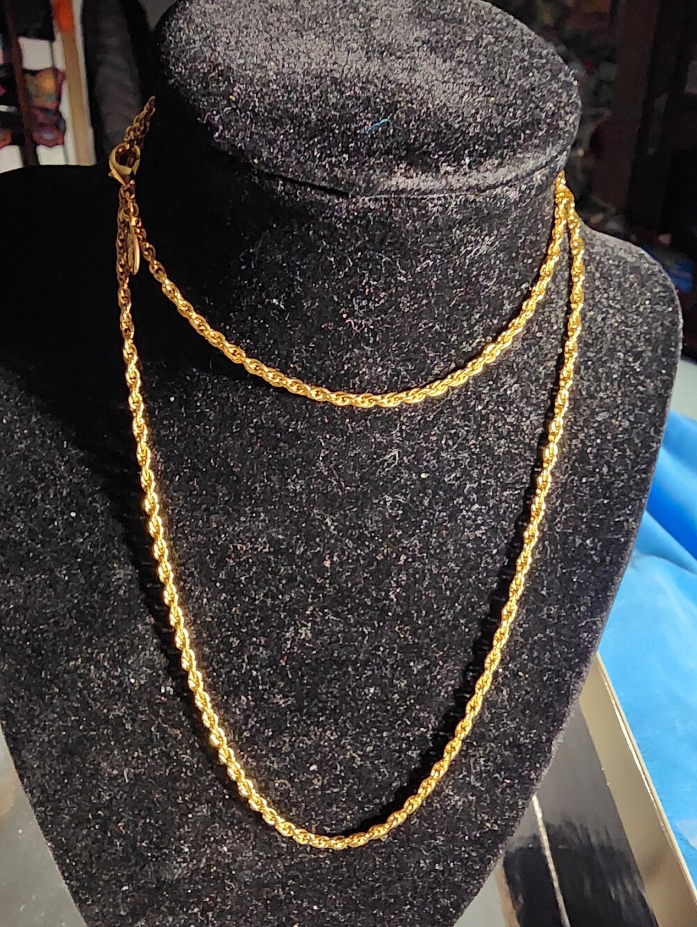 Joan Rivers Gold Rope Long Necklace